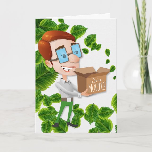 Ankündigung von Unternehmensverlagerungen Geschäft (Vorderseite)