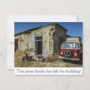 Ankündigung von Verfall und Van-Moving