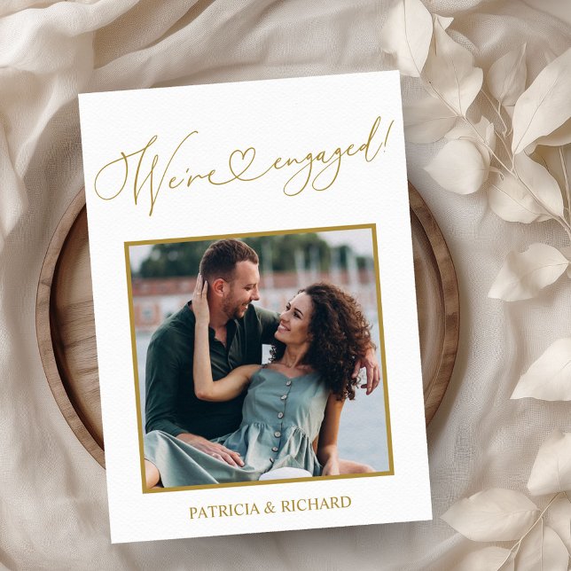 Ankündigung von Verlobungen und Save the Date Foto (Von Creator hochgeladen)