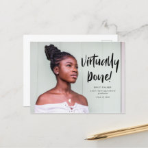 Ankündigung von virtuell abgeschlossenem Abschluss