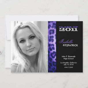 Ankündigung von Wild Animal Print Leopard Abschlus