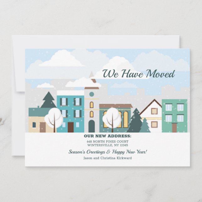 Ankündigung von "Winter Town Holiday" (Vorderseite)