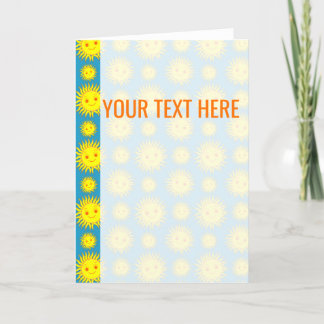 Ankündigung von Yellow Sun Face Pattern