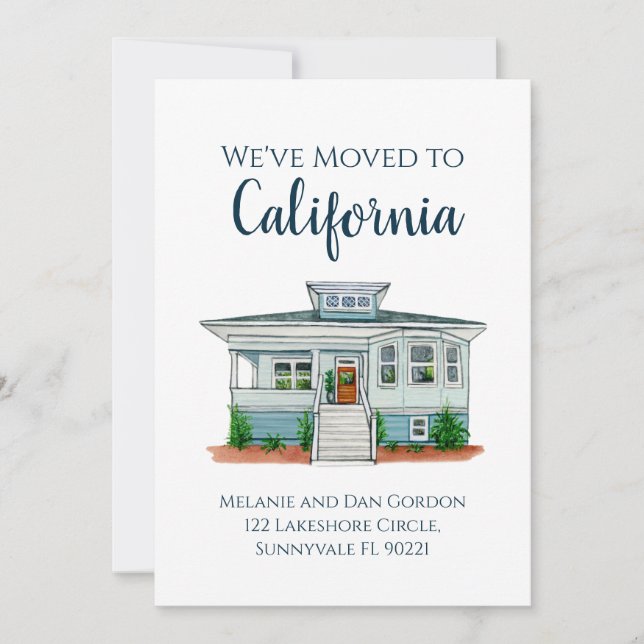 Ankündigung von Zuhause Moving (Vorderseite)