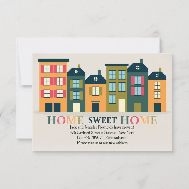 Ankündigung von Zuhause Sweet Zuhause Moving (Vorderseite)