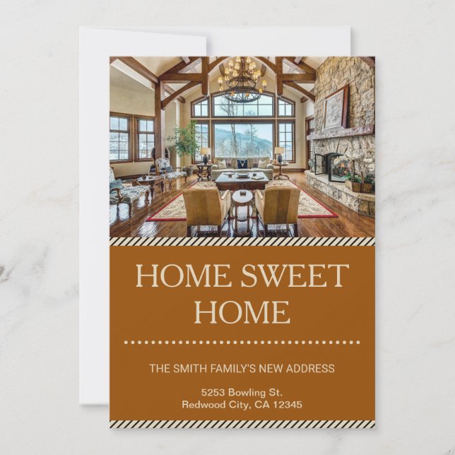Ankündigung von Zuhause Sweet Zuhause Moving (Vorderseite)