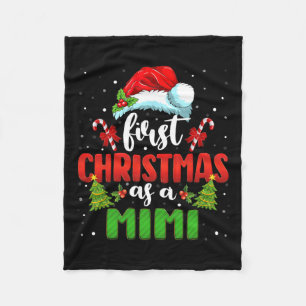 Ankündigung Weihnachten als Mimi-Familie Fleecedecke