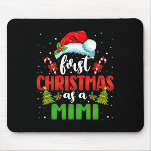 Ankündigung Weihnachten als Mimi-Familie Mousepad