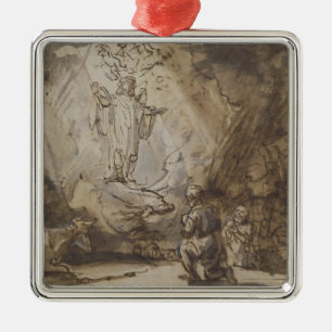 Ankündigung zu den Schäfern Silbernes Ornament