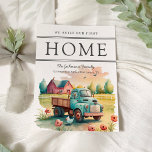 Ankündigung zum ersten Zuhause-Wasserfarbenzug Postkarte<br><div class="desc">Unsere 1. Zuhause Watercolor Truck Moving Ankündigung Postkarte</div>