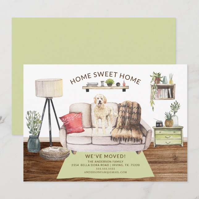 Ankündigung zum Golden Doodle Hund (Vorne/Hinten)