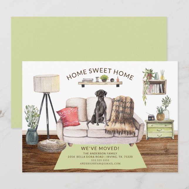 Ankündigung zum Hundeschalten im schwarzen Labor (Vorne/Hinten)