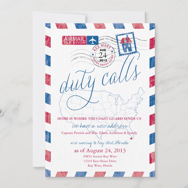 Ankündigung zum militärischen Umzug von West-Luftf (Vorderseite)