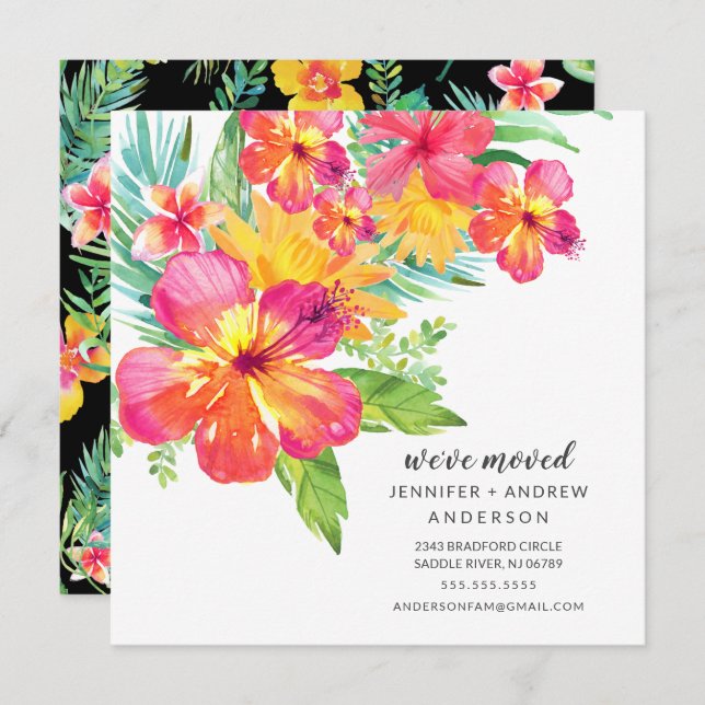 Ankündigung zum Tropischen Hibiskus (Vorne/Hinten)