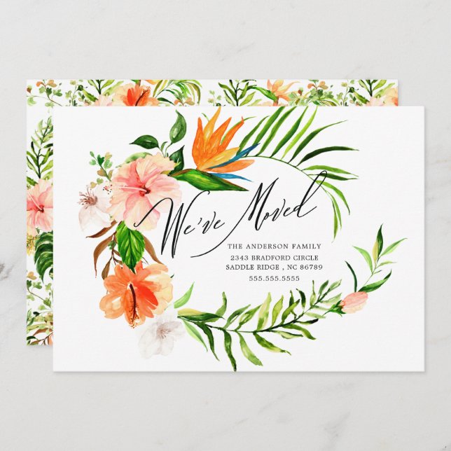 Ankündigung zum Tropischen Hibiskus (Vorne/Hinten)