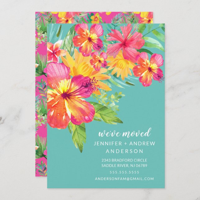 Ankündigung zum Tropischen Hibiskus (Vorne/Hinten)