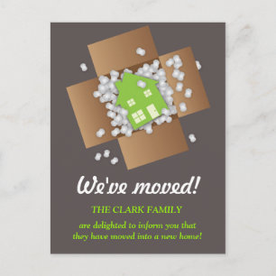 Ankündigung zum Umziehen von Popcorn in grünen Pac