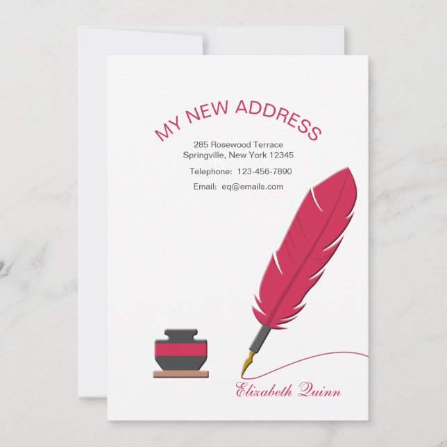 Ankündigung zum Wechseln von Inkwell und Feather P (Vorderseite)