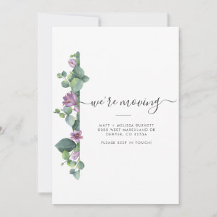 Ankündigung zur Änderung der Adresse in Eukalyptus