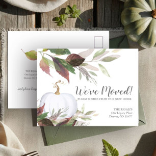 Ankündigung zur Änderung der Adresse Postkarte