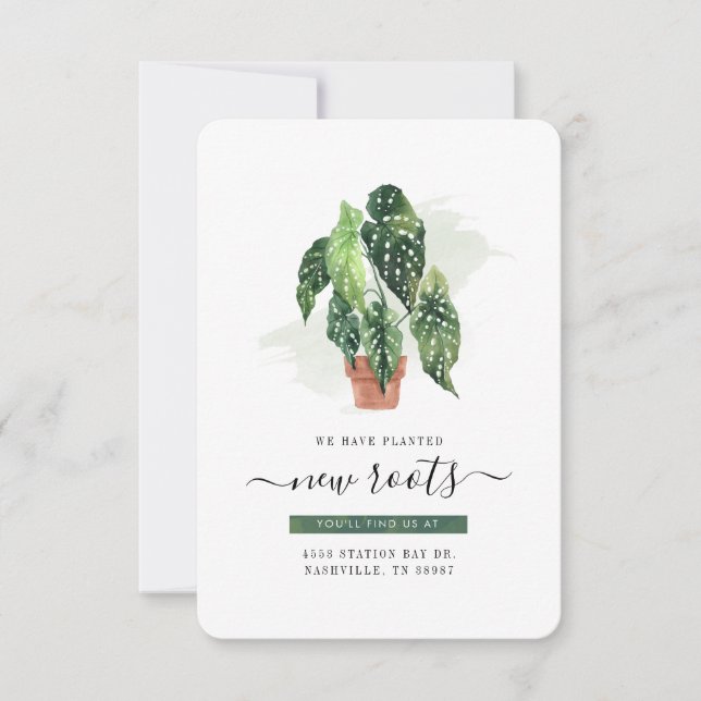 Ankündigung zur Änderung der Adressenmitteilung (Vorderseite)