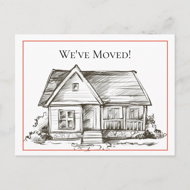 Ankündigung zur Änderung der Anschrift im Schwarze (Vorderseite)