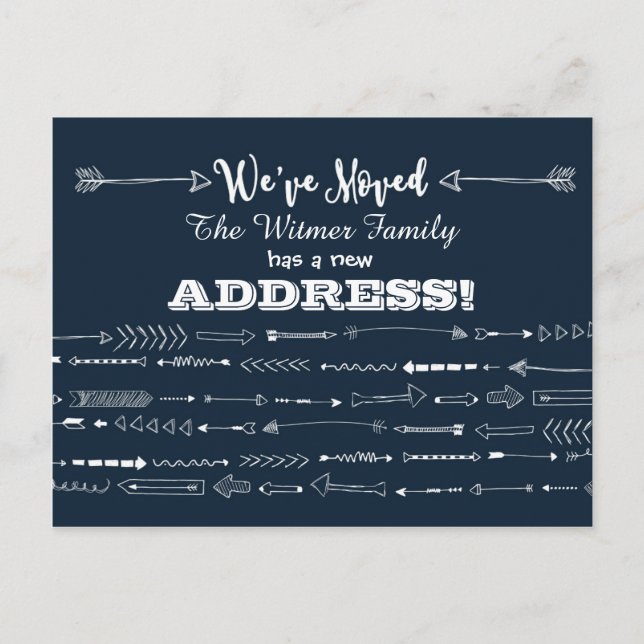 Ankündigung zur Ankündigung der "Navy Blue Modern  (Vorderseite)
