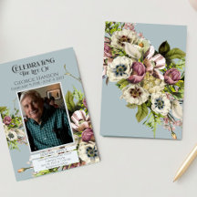 Ankündigung zur Beerdigung von Grünblumen