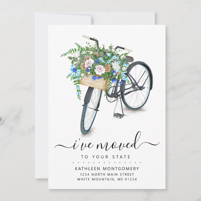 Ankündigung zur Beförderung von schwarzen Fahrräde (Vorderseite)