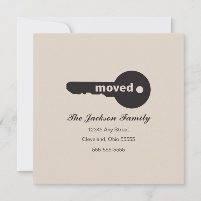 Ankündigung zur einfachen Schlüsselbewegung (Vorderseite)