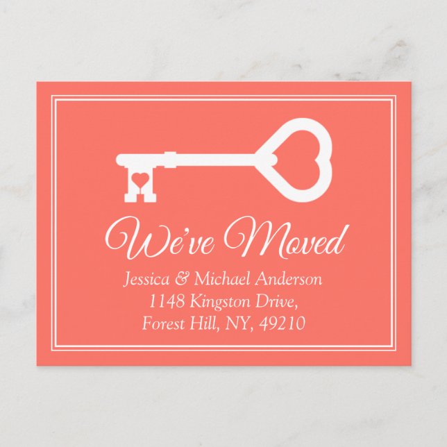 Ankündigung zur einfachen Weiß-Korallen-Minimal-Be (Vorderseite)