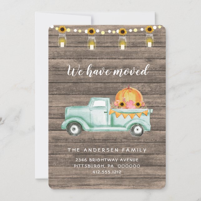 Ankündigung zur Ernte von Rustikalem Fall (Vorderseite)