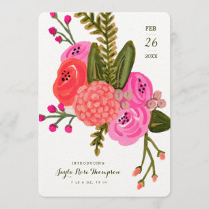 Ankündigung zur Geburt des Vintagen Gartens