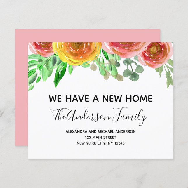 Ankündigung zur Haushaltsverschiebung Blütenrot pi (Vorne/Hinten)