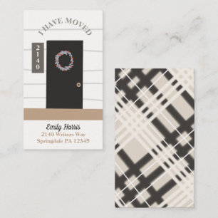 Ankündigung zur illustrierten Schwarzen Türbewegun Begleitkarte