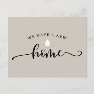 Ankündigung zur Minimalistischen Kalligraphie Postkarte