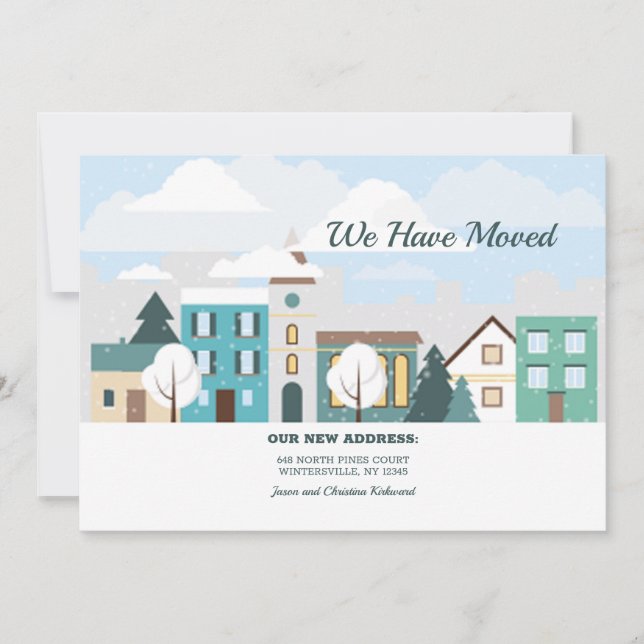 Ankündigung zur "Moving Town" (Vorderseite)