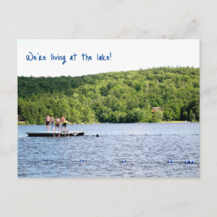 Ankündigung zur neuen Adresse am Lake Moving