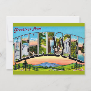 Ankündigung zur Übertragung von Tennessee-Postkart