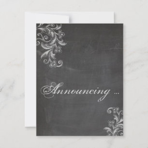 Ankündigung zur Verlobung von Kopfbrettern