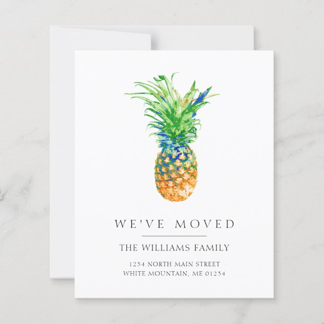 Ankündigung zur Verschiebung von Ananas (Vorderseite)