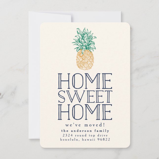 Ankündigung zur Vintagen Ananas-Bewegung (Vorderseite)