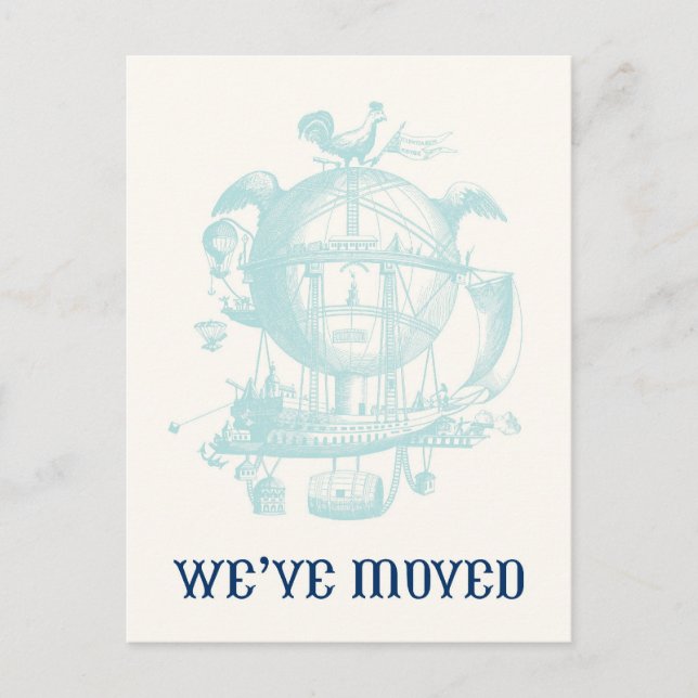 Ankündigung zur Vintagen Ballonfahrt (Vorderseite)