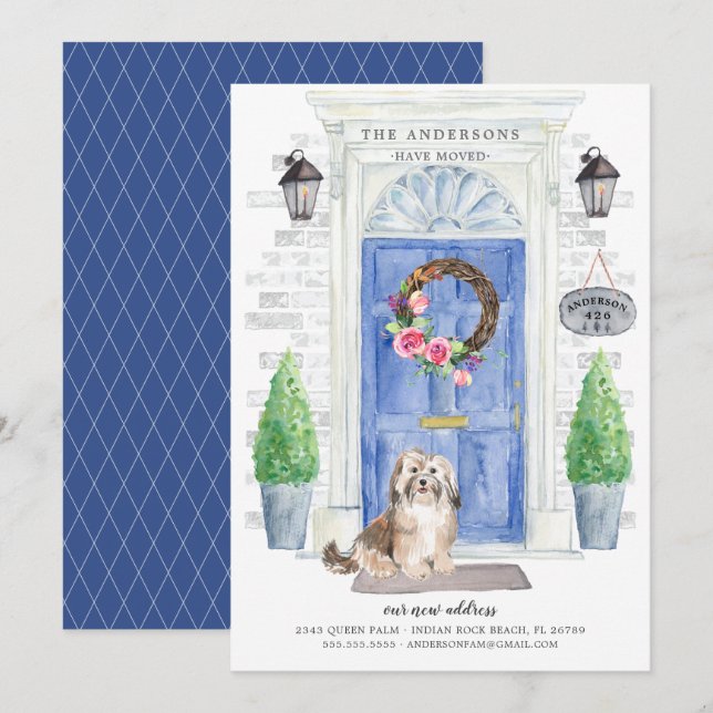 Ankündigung zur Vortür in Havanna (Vorne/Hinten)