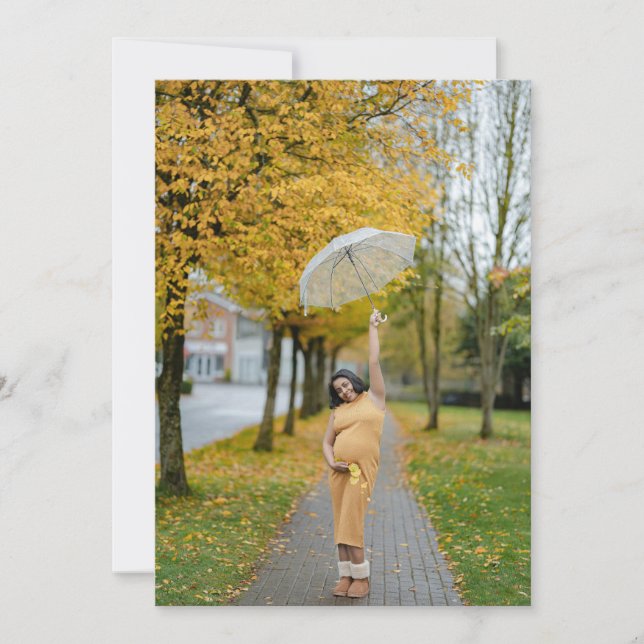 Ankündigungen für benutzerdefinierte Fotos Schwang (Vorderseite)