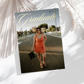 Ankündigungen für Minimalistischen 4 Fotos Graduie