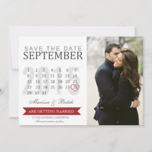 Ankündigungen Save the Date von Terminen   Hochzei