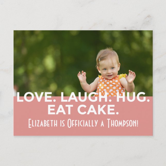 Ankündigungen zur Adoption von rosa-hellen Streife (Vorderseite)