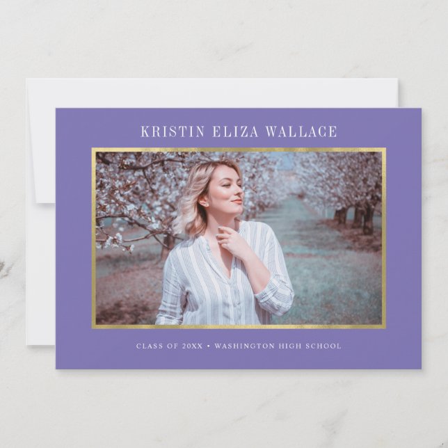 Ankündigungen zur lila- und Goldbewertung (Vorderseite)