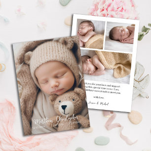 Ankündigungskarte für das neugeborene Scrpty Baby  Ankündigung
